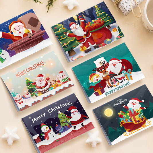 Weihnachtskarte V - Malen nach Zahlen