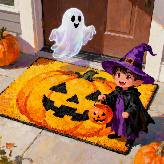 The Little Wizard and the Little Ghost - Paint by Numbers