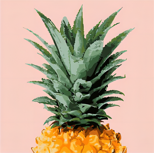 Ananas Abstraktes Mini-Kit