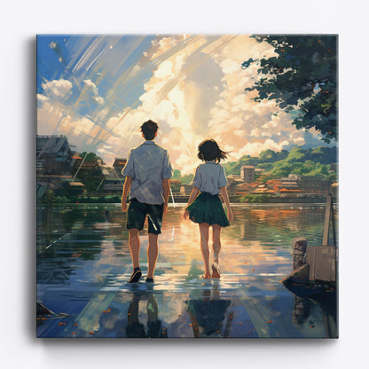 Anime Fantasy Spaziergang