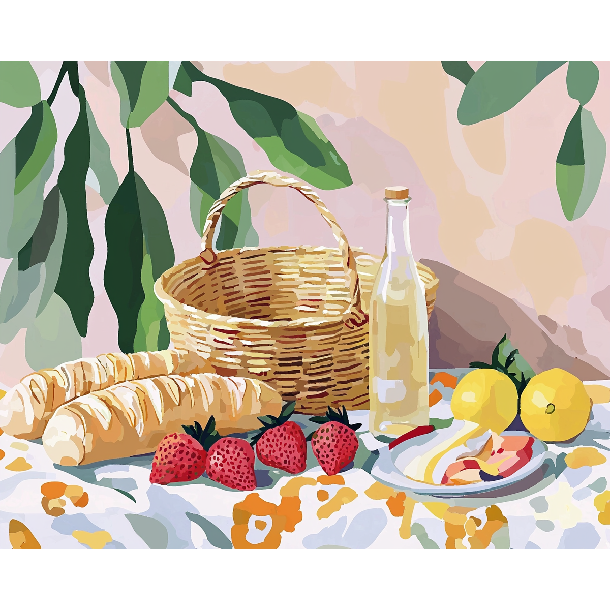 Glückseliges Picknick