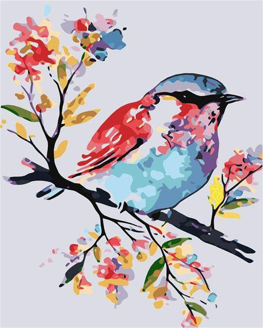 Fröhlicher Vogel