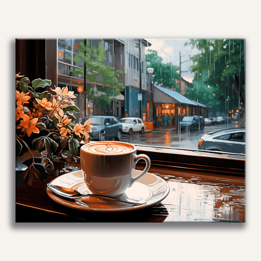 Kaffee Regentag