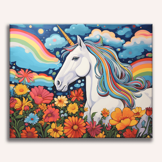 Buntes Einhorn