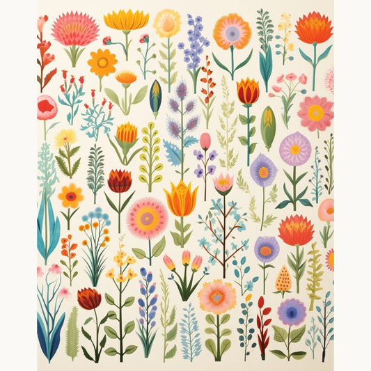 Blumenkollektion