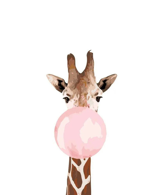 Giraffen-Blubbern