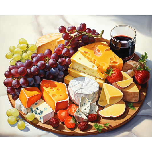 Gourmet-Käseplatte
