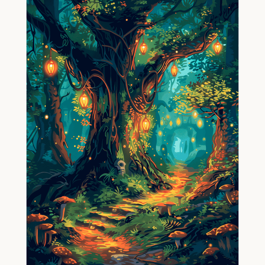 Hängeleuchten Wald