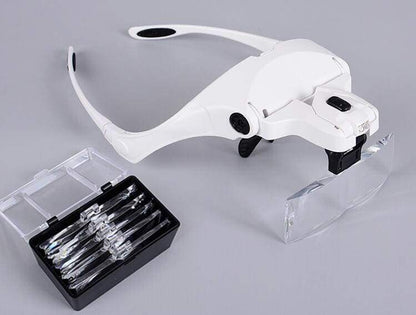 Lupen LED-beleuchtete Stirnband-Lupenlampe