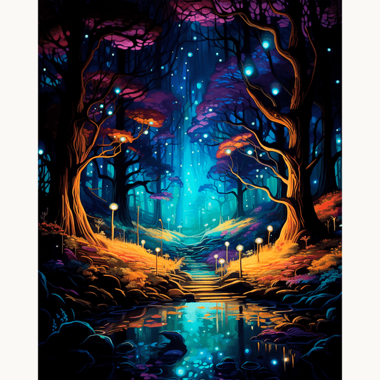 Mystisches Waldglühen