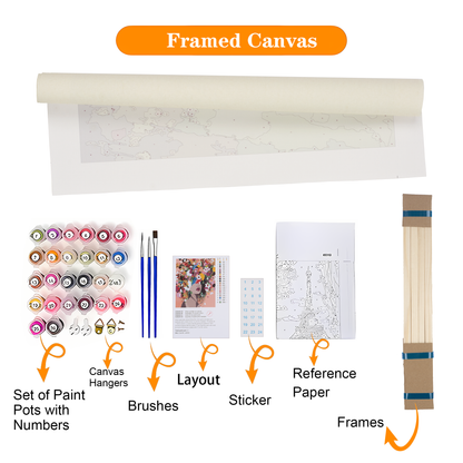 Benutzerdefiniertes Malen nach Zahlen, personalisierte Kunst von Ihrem Foto auf Leinwand, Haustierportrait, Hunde, Katzen, personalisiertes Geschenk