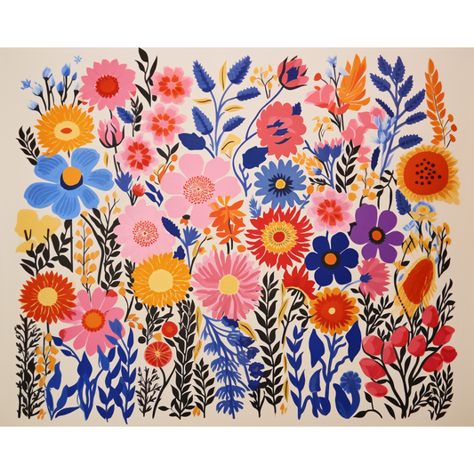 Papierblüten