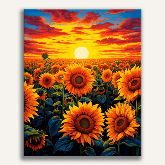 Sonnenblumendämmerung