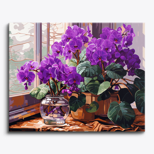 Violette Blüten