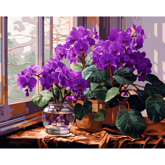 Violette Blüten